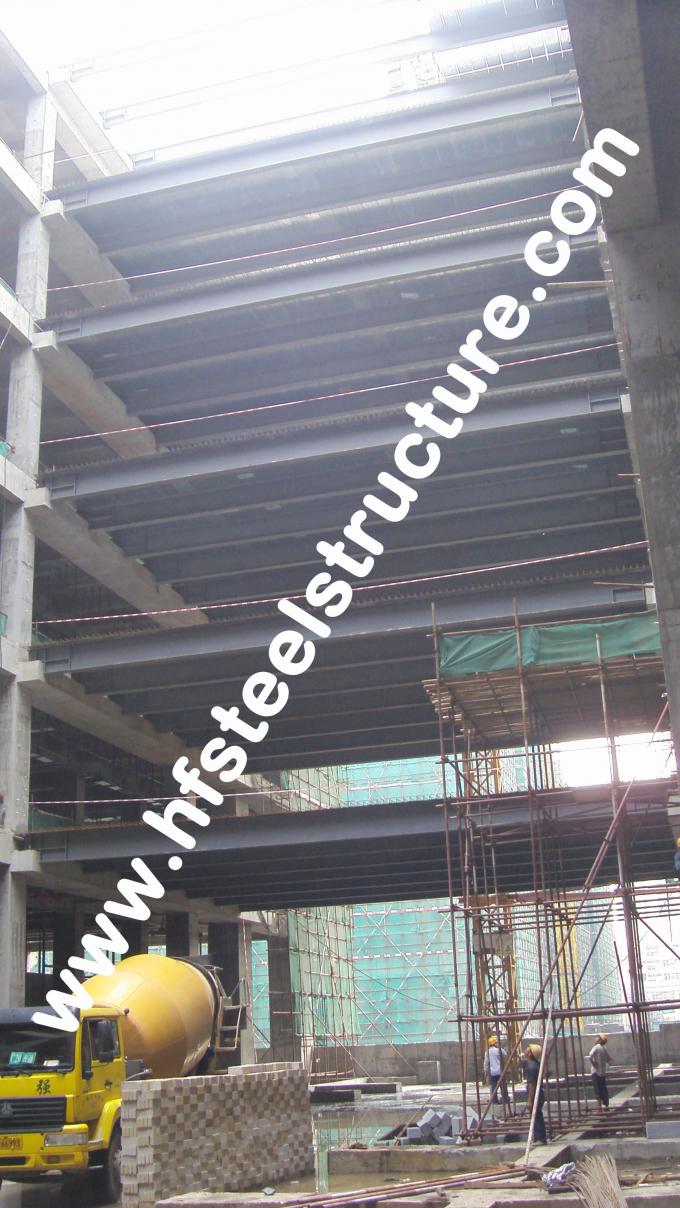 、電気電流を通された電流を通される、熱いすくい塗るプレハブの商業鋼鉄建物 2